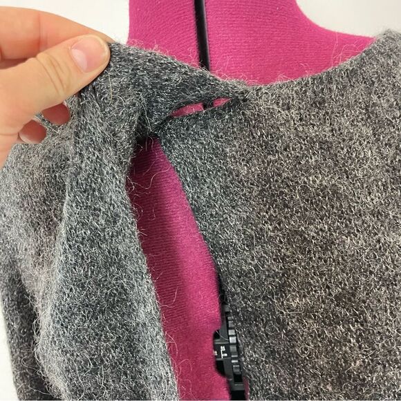 Rostfrey by Anett Rostel Metallic Black Cardigan sz M - Picture 5 of 10